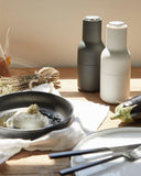 Bottle Grinder, 2-Piece - Carbon / Ash with steel lid