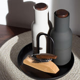 Bottle Grinder, 2-Piece - Carbon / Ash with walnut lid