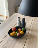 Bottle Grinder, 2-Piece - Carbon / Ash with walnut lid