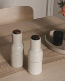 Bottle Grinder, 2-Piece - Sand with walnut lid