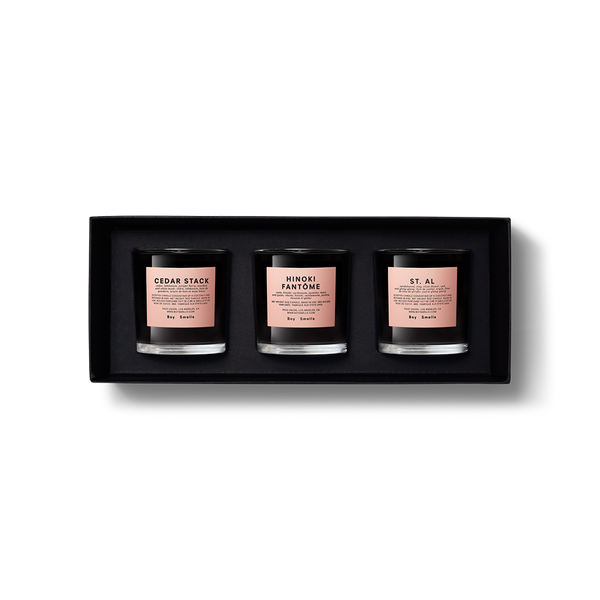 Cedar, Hinoki & St. Al Votive Set