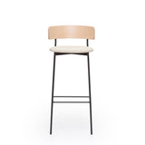 Friday Bar / Counter Stool Natural - Upholstered Seat