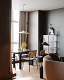 Circular Pendant - Brushed Bronze