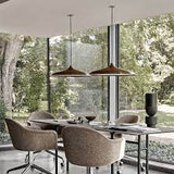 Circular Pendant - Brushed Bronze