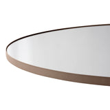 Circum Mirror Clear Taupe