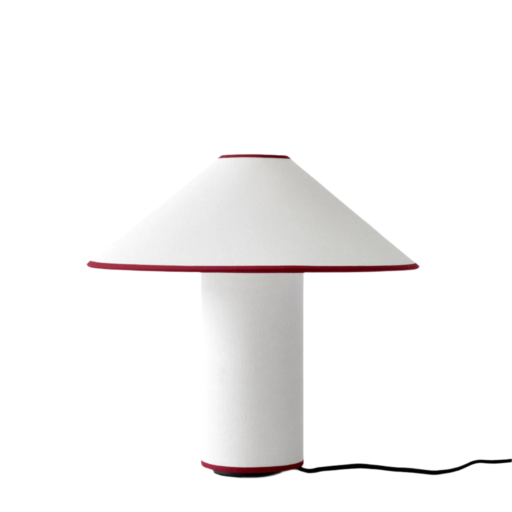 Colette ATD6 Lamp, White & Merlot