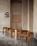 Collector Dining Chair | Solid Oak | Leather Upholstery