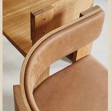 Collector Dining Chair | Solid Oak | Leather Upholstery