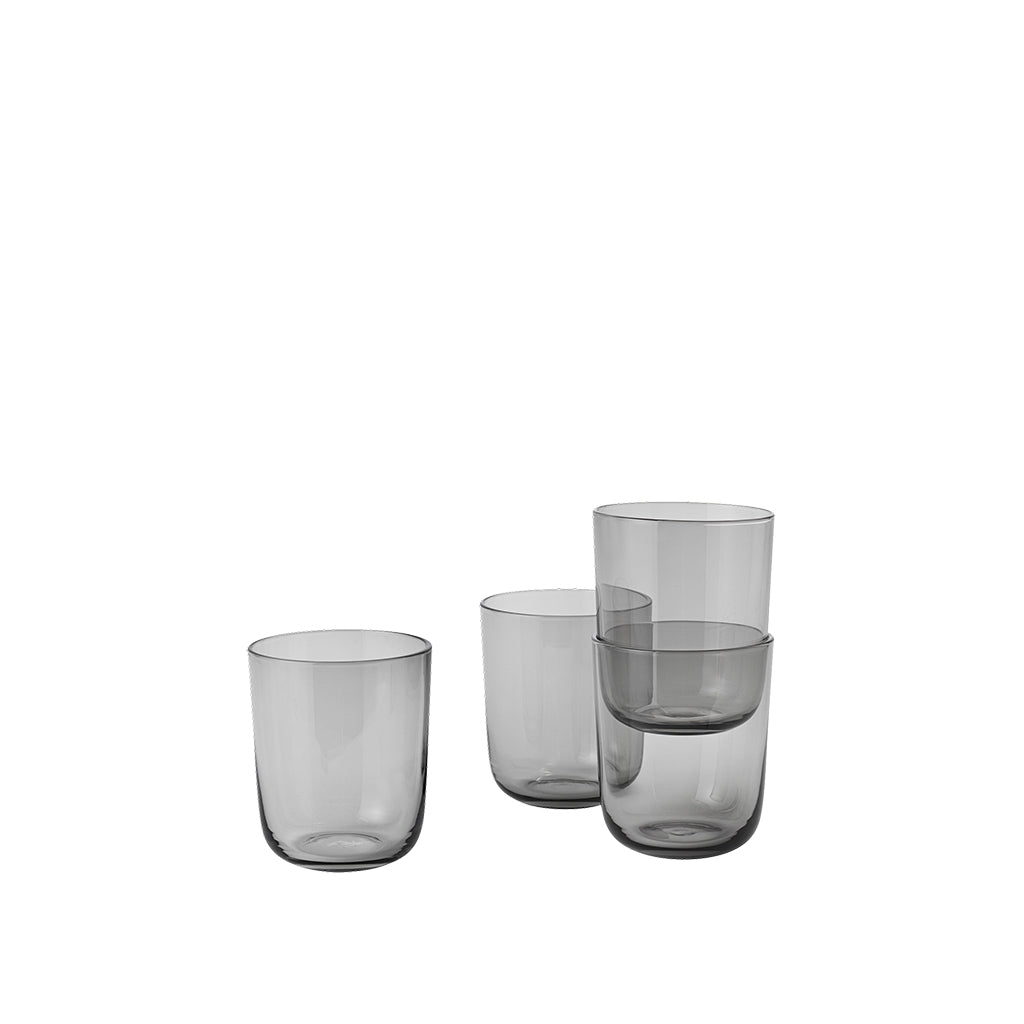 Corky Glasses Set of 4 - Tall - Grey