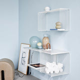 Curved Pouf | Light Brown Leather