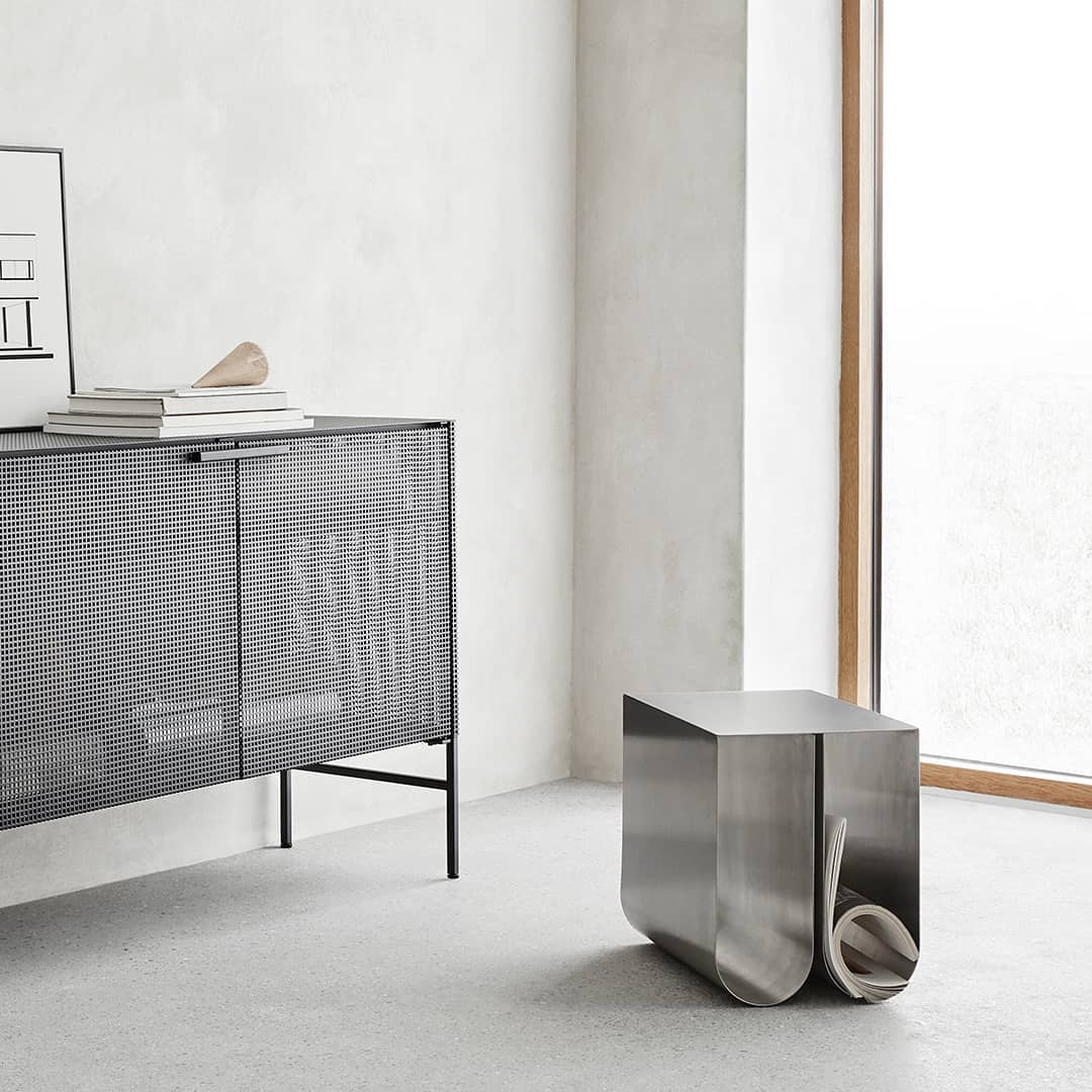 Măsuță Curved - Stainless Steel