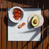 White Marble Square Board M