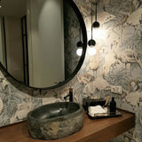 Dalt Pendant - Matt Black, Black Marble