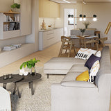 Dalt Suspension Pendant - Aged Gold