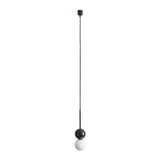 Dalt Pendant - Matt Black, Black Marble