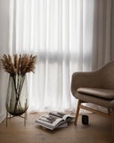 Échasse Vase Large - Brass, Green smoked glass