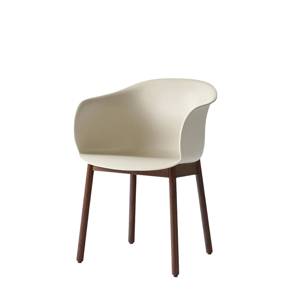 Elefy Chair JH30 - Soft Beige & Walnut