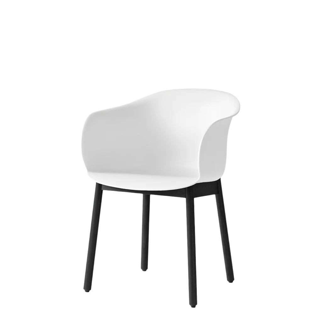 Elefy Chair JH30 - White & Black lacquered Oak