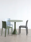 Palissade Cone Table Round Ø90 - Olive