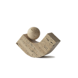 Equi - Travertine Sculpture
