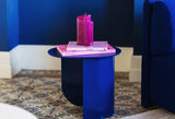 Plateau Side Table - Cobalt Blue