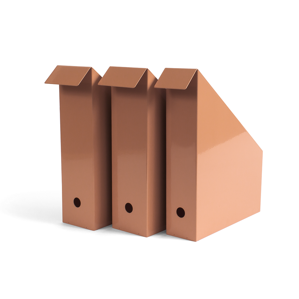 File Holder Set - Salmon pink