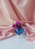 Flower Bubble Vase Blue