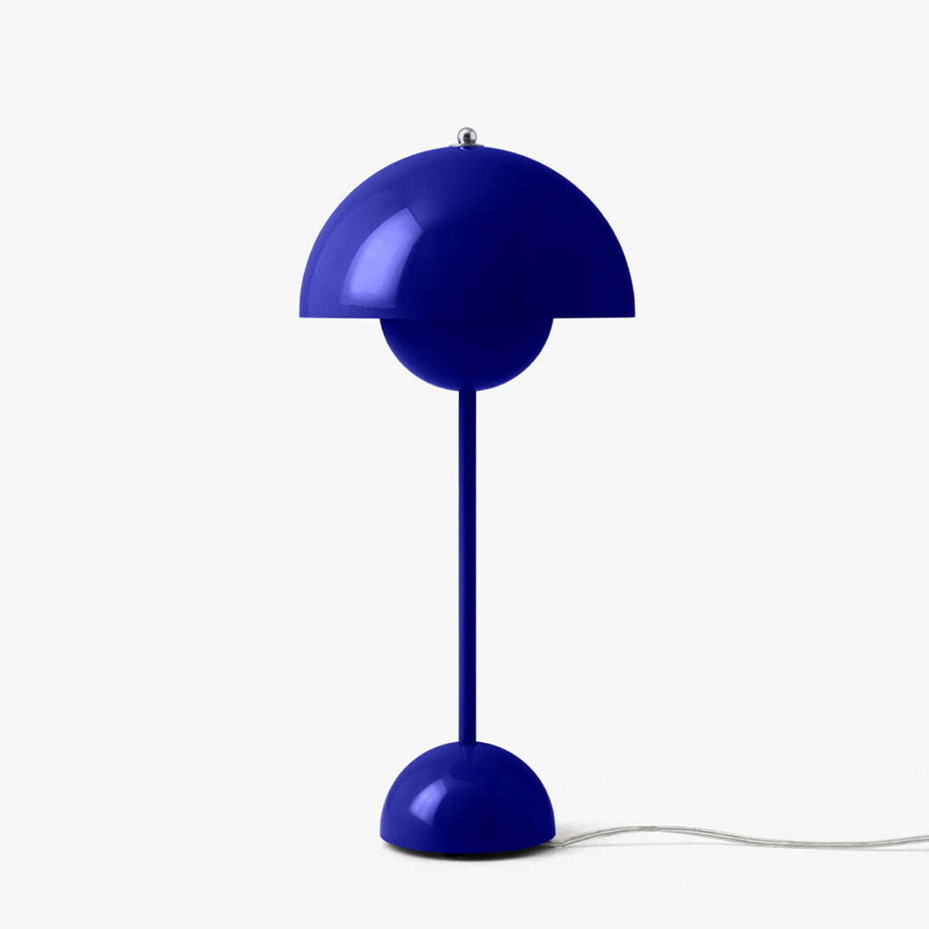 Flowerpot table lamp VP3 - Cobalt Blue