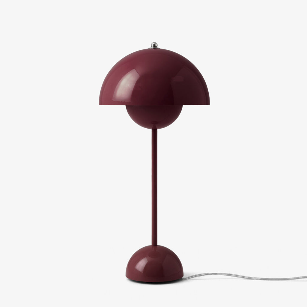 Flowerpot table lamp VP3 - Dark Plum