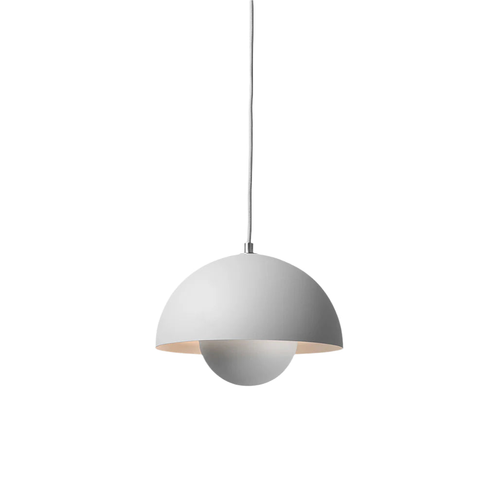 Flowerpot Pendant Small VP1 - Matt Light Grey