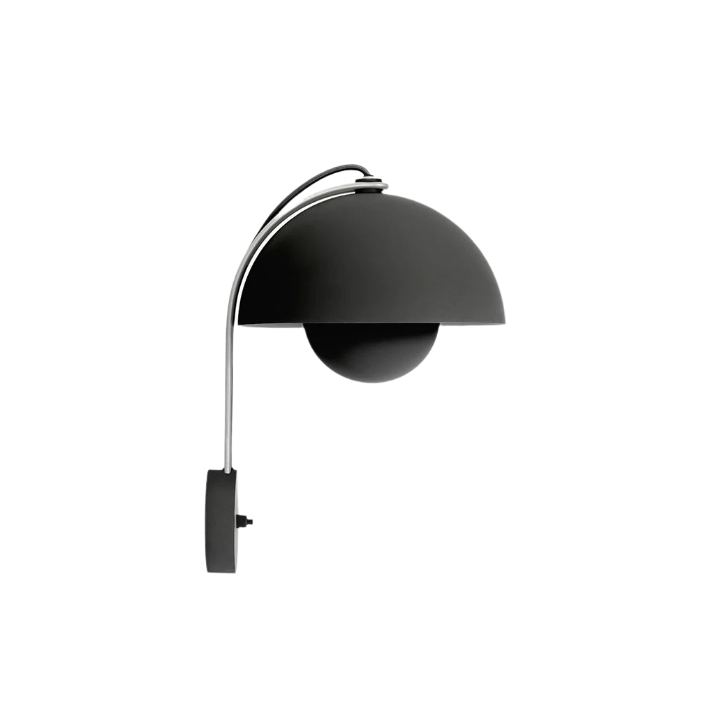 Flowerpot VP8 Wall Lamp - Matt Black