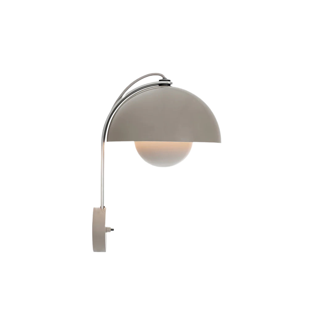 Flowerpot VP8 Wall Lamp - Grey Beige