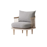 Fly Lounge Chair SC10 - White Oiled Oak w. Hot Madison 094