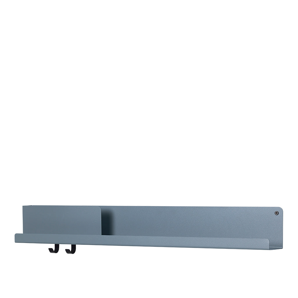 Folded Shelves 96 x 13 cm - Blue-Grey