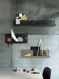 Folded Shelves 51 x 22 cm - Black
