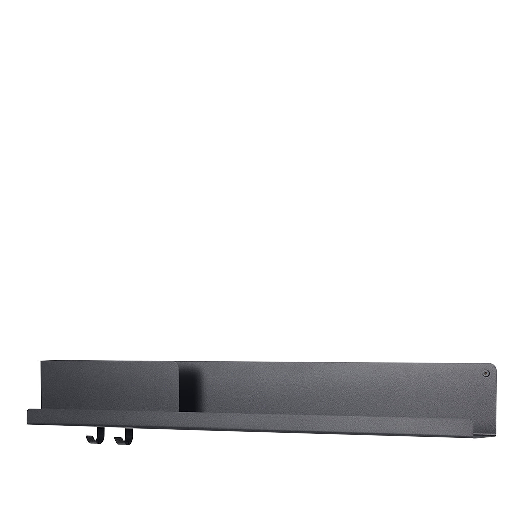 Folded Shelves 96 x 13 cm - Black