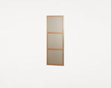 Frame Room Divider - Natural Oak - Linen - Three Panels