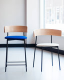 Friday Bar / Counter Stool Natural - Upholstered Seat