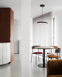 Friday Dining Chair Black - Upholstered seat, No arms