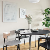 Friday Dining Chair Natural - Upholstered seat, No arms