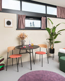 Friday Dining Chair Natural - Upholstered seat, No arms