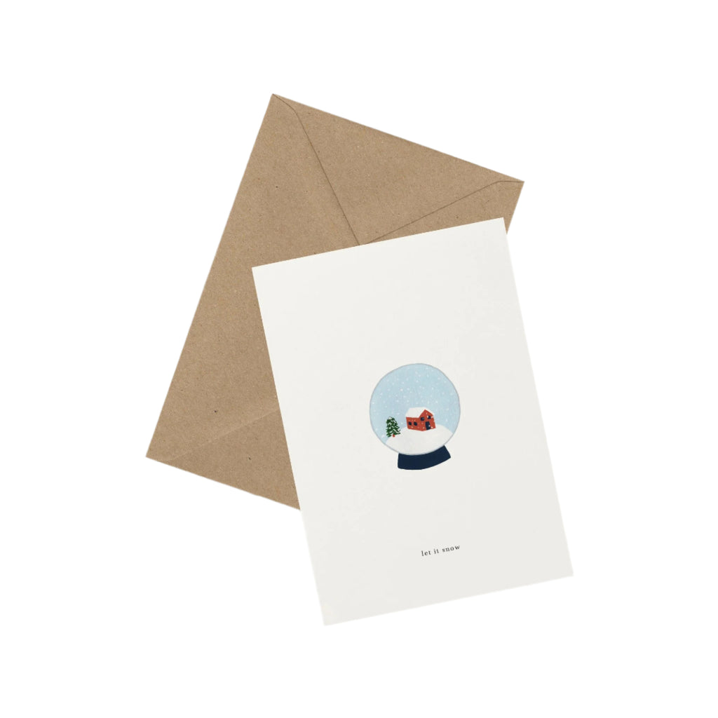 Greeting Card - Snowglobe