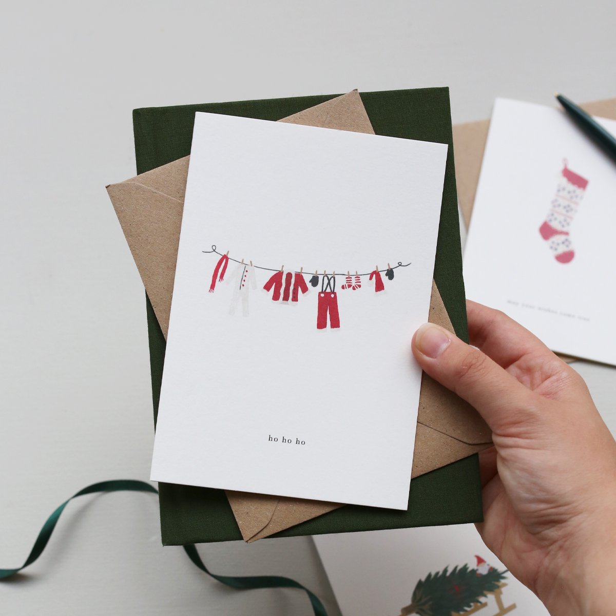Felicitare - Santa Clothes