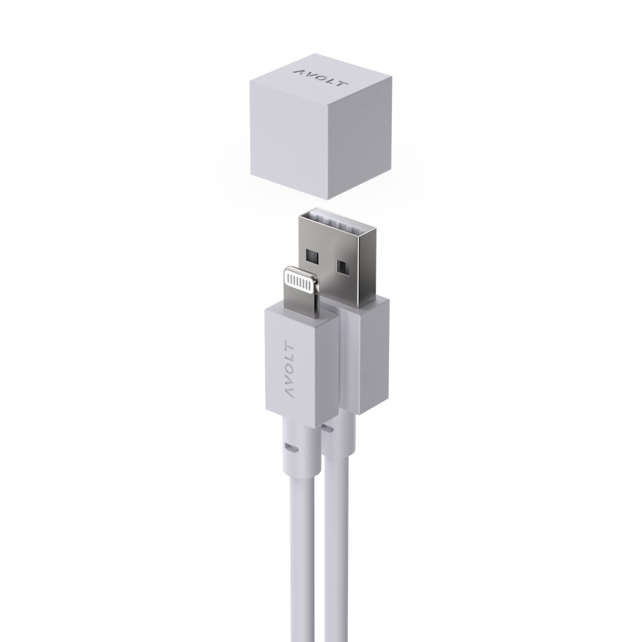 Cable 1 USB-A to Apple Lightning - Gotland Grey