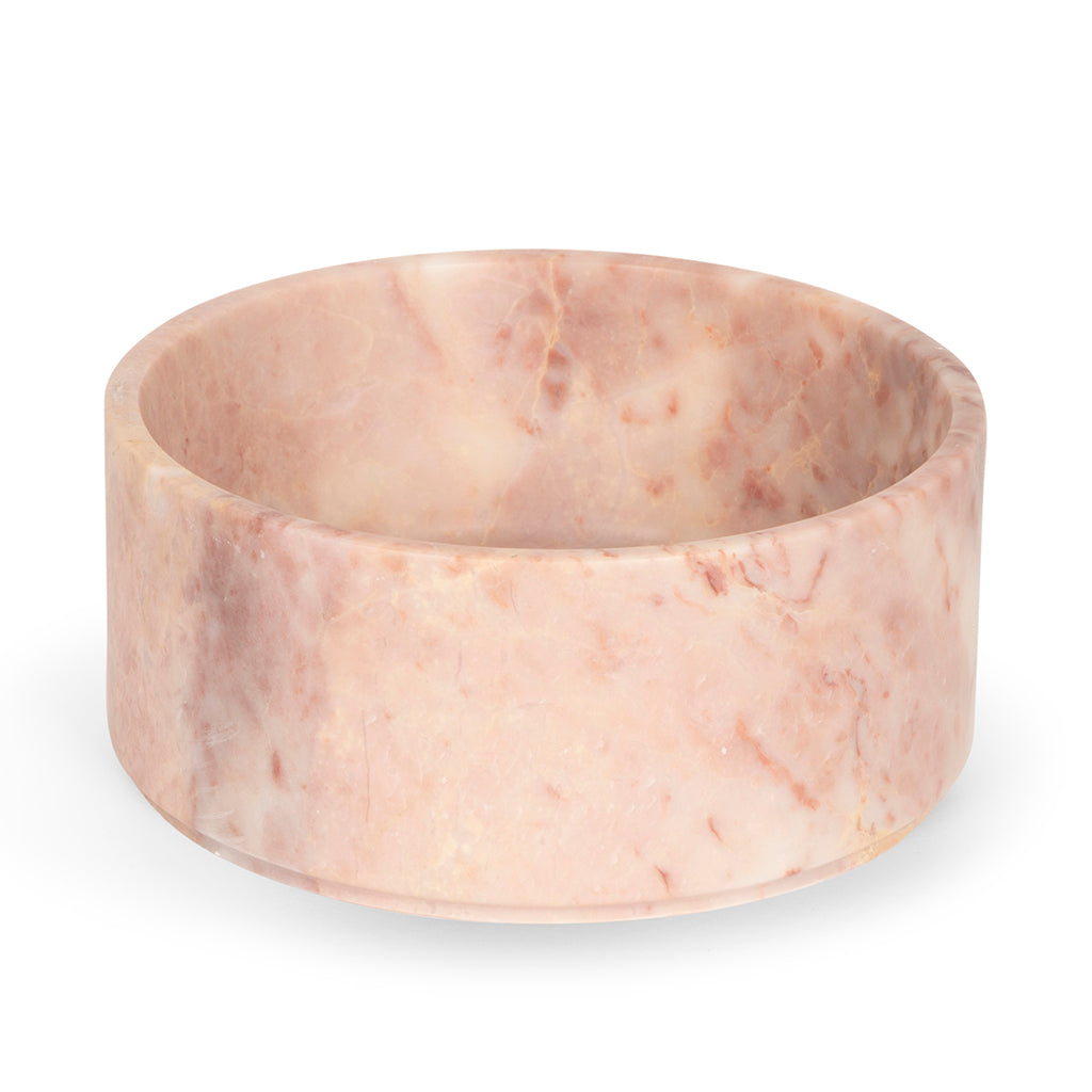 Pink Marble Fruit Bowl