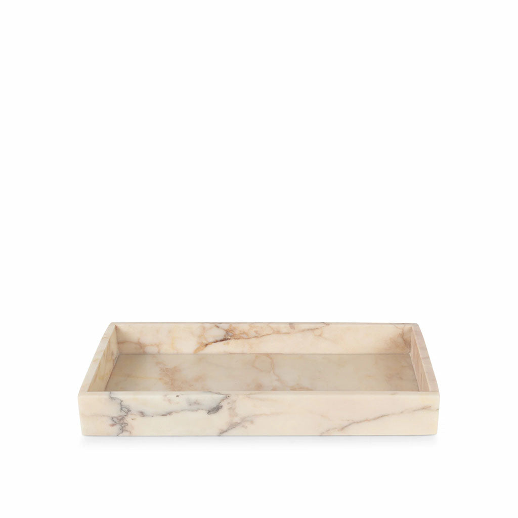 Pink Marble Rectangular Tray