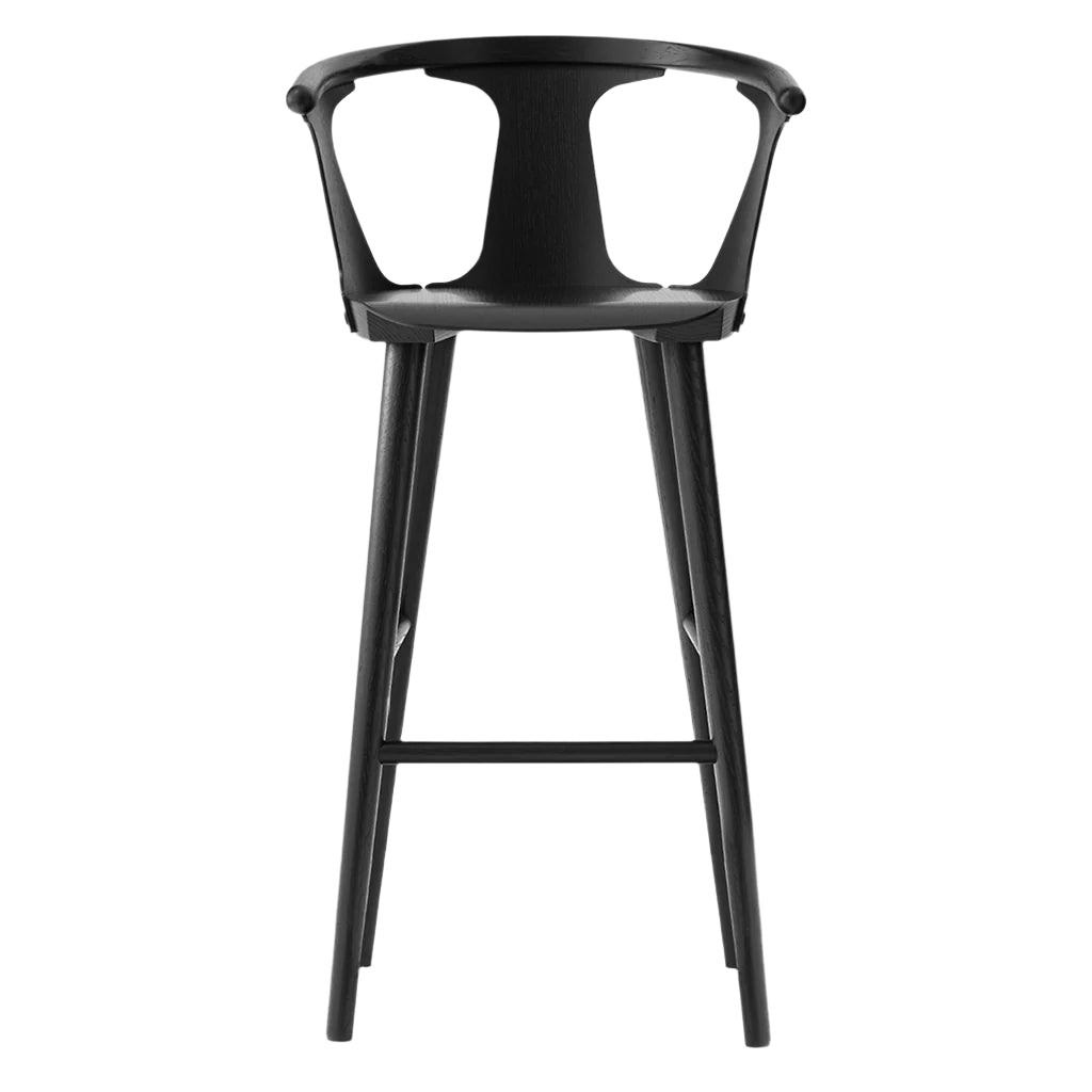 In Between SK9 Bar Stool - Black Laquered Oak