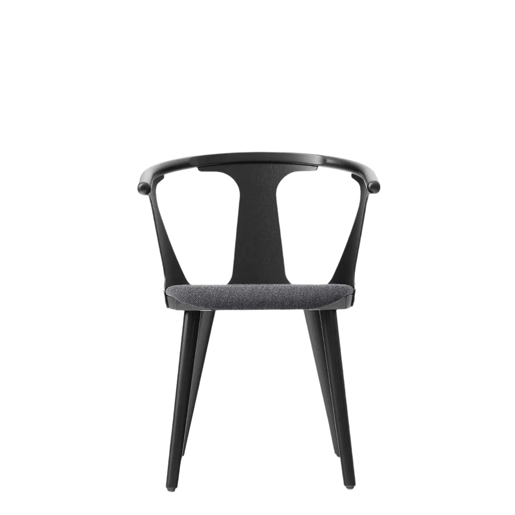 In Between Chair SK2 - Black Lacquered Oak w. Fiord 191