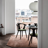 In Between Chair SK2 - Black Lacquered Oak w. Fiord 191