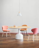 Iola Chair Black Metal Legs - Camel Velvet - Displayed Item